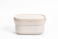 Biowaste container without frame and bags - ivory