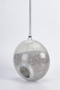 Vogelfutterhaus Berry - transparent Recyceltes Material