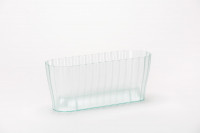 Flowerbox Triola 38 cm glass