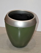 A1 Self-watering flowerpot CALIMERA ø 35 metal / green