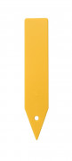 Visačka, 14 cm, žlutá 25 ks