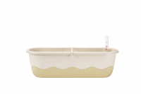 Self-watering box with hangers Mareta beige